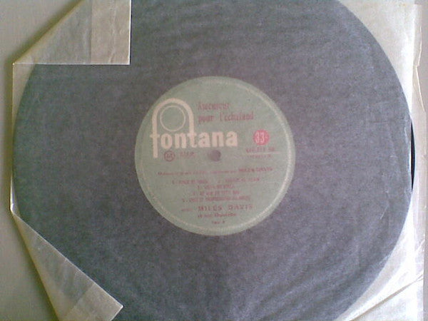 Miles Davis : Ascenseur Pour L'Échafaud (10", Album, cov)