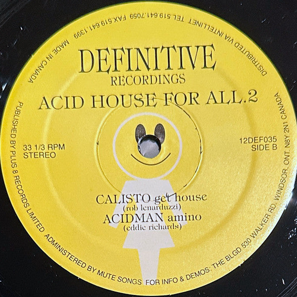 Various : Acid House For All.2 (12")
