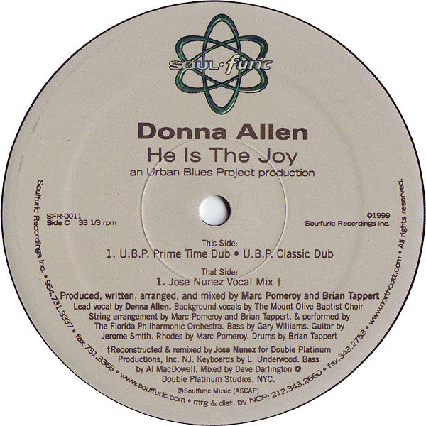 Donna Allen : He Is The Joy (2x12", Maxi)