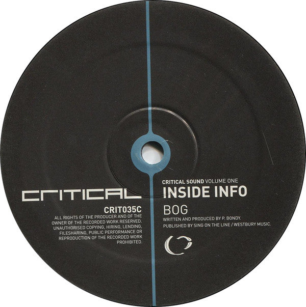 Various : Critical Sound Volume One (2x12", EP)