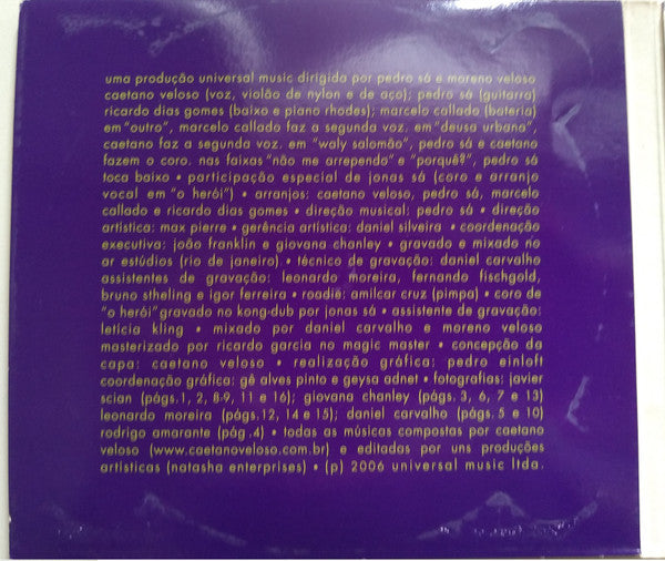 Caetano Veloso : Cê (CD, Album, Dig)