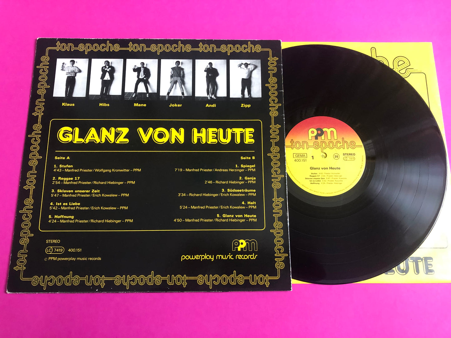 Ton Epoche : Glanz Von Heute (LP, Album)