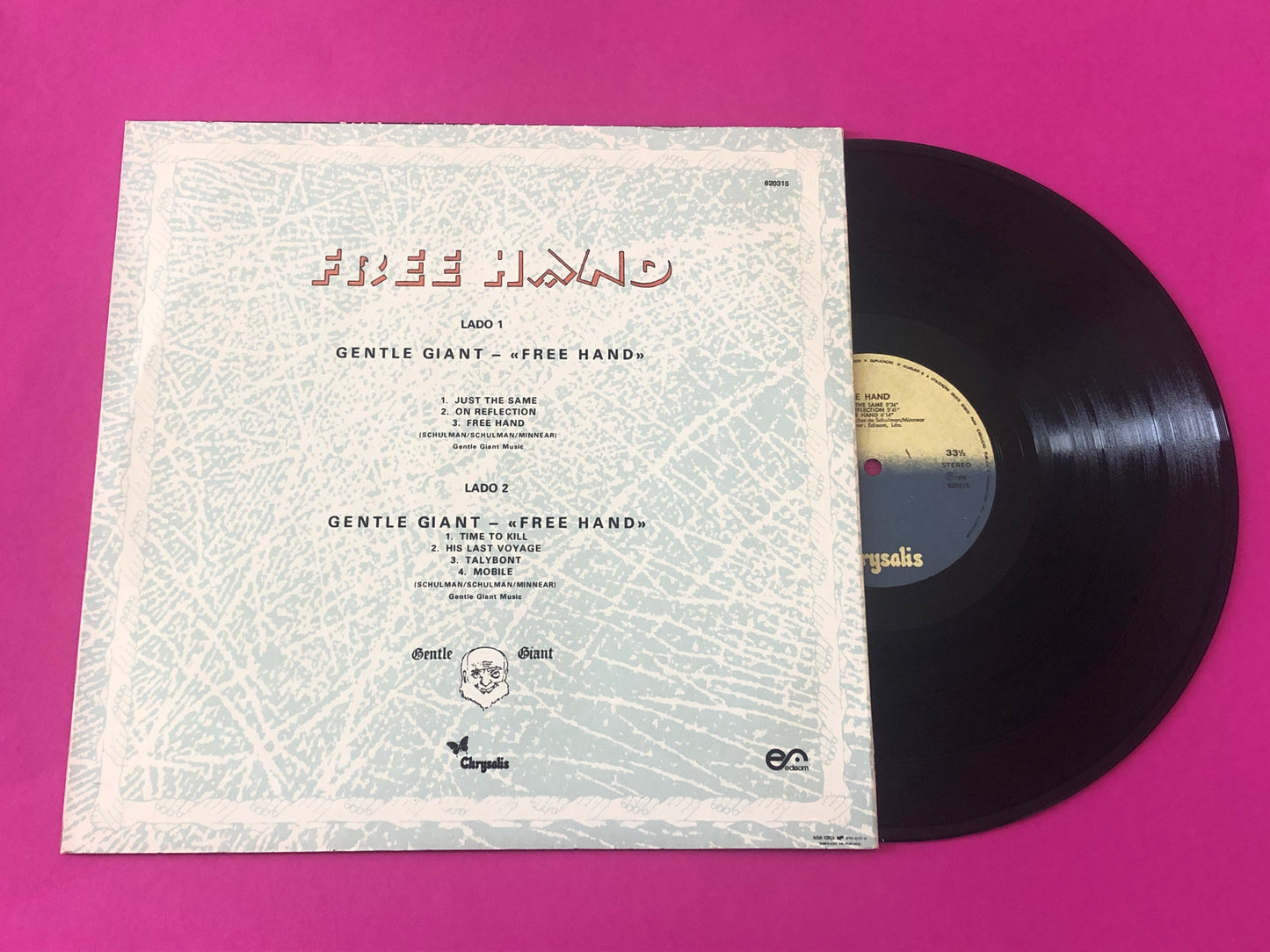 Gentle Giant : Free Hand (LP, Album, RE)