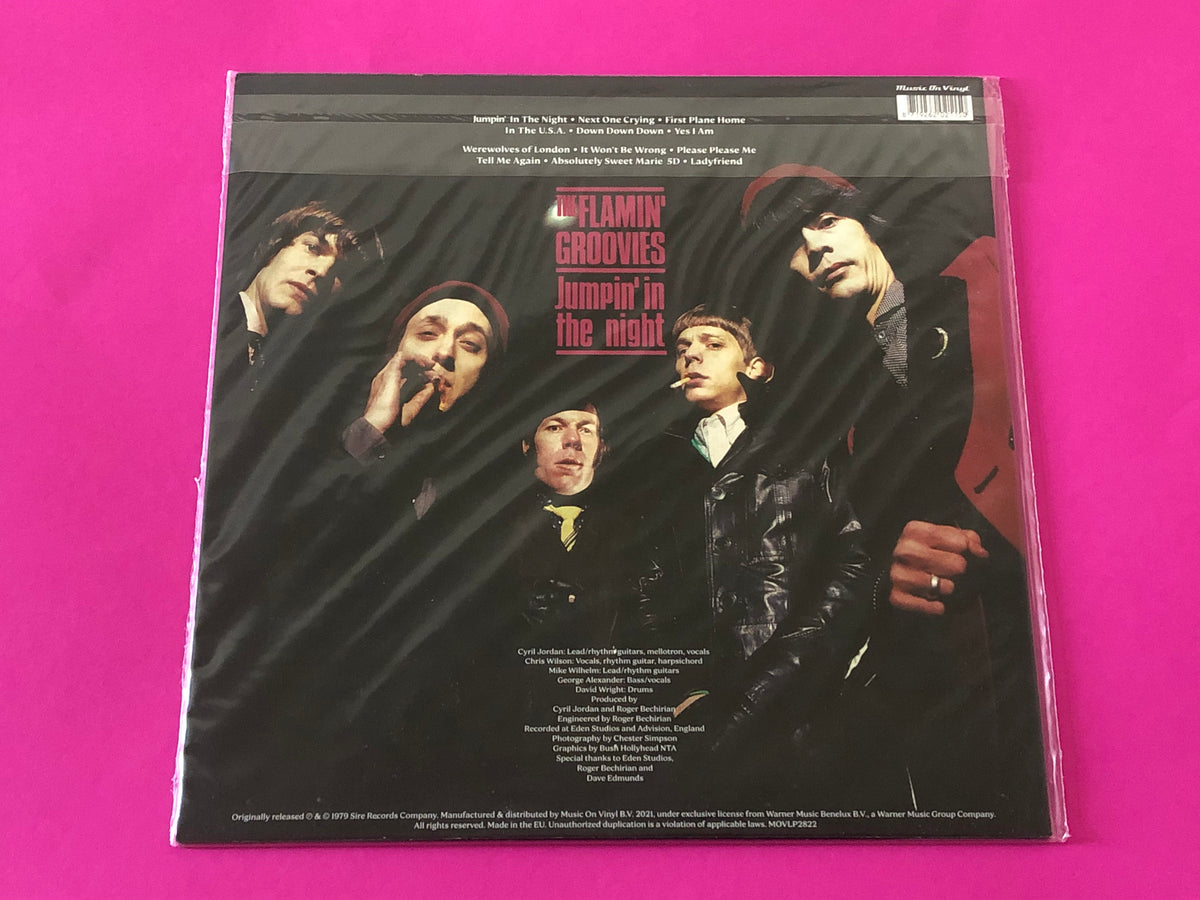 The Flamin' Groovies : Jumpin' In The Night (LP, Album, RE, RM, 180)