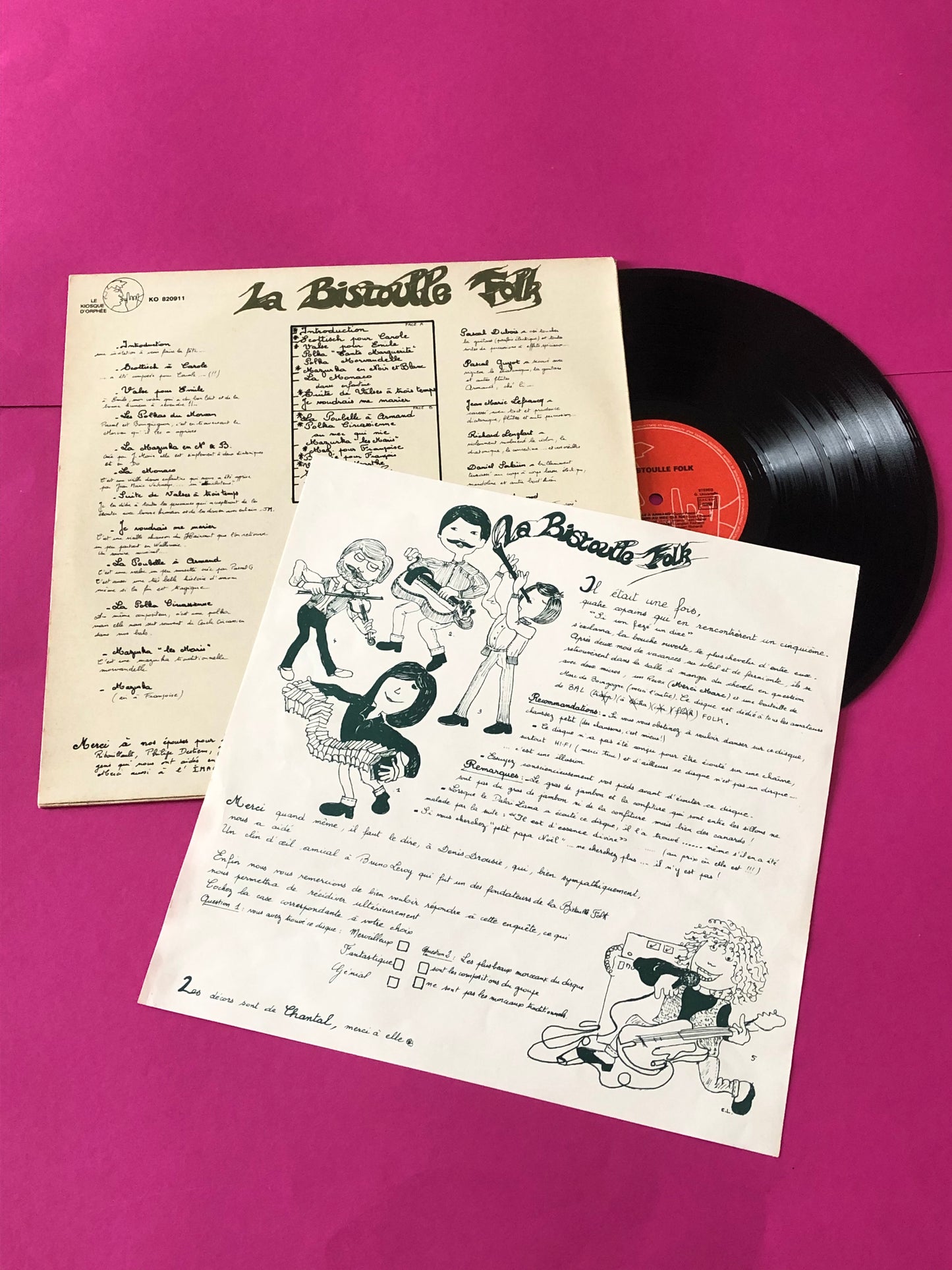 La Bistoulle Folk : La Bistoulle Folk (LP, Album)