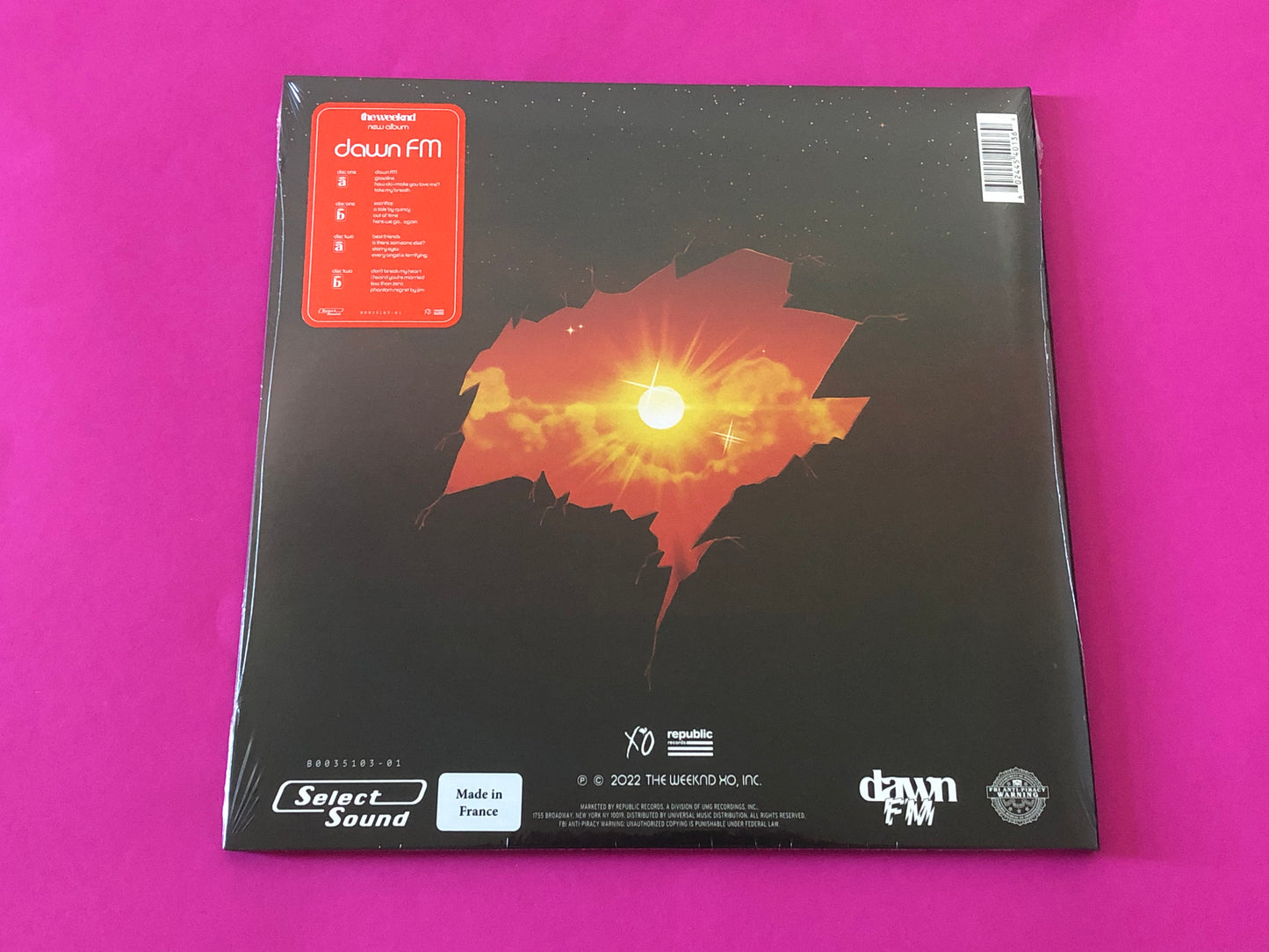 Weeknd, The : Dawn FM (LP,Album,Limited Edition,Stereo)