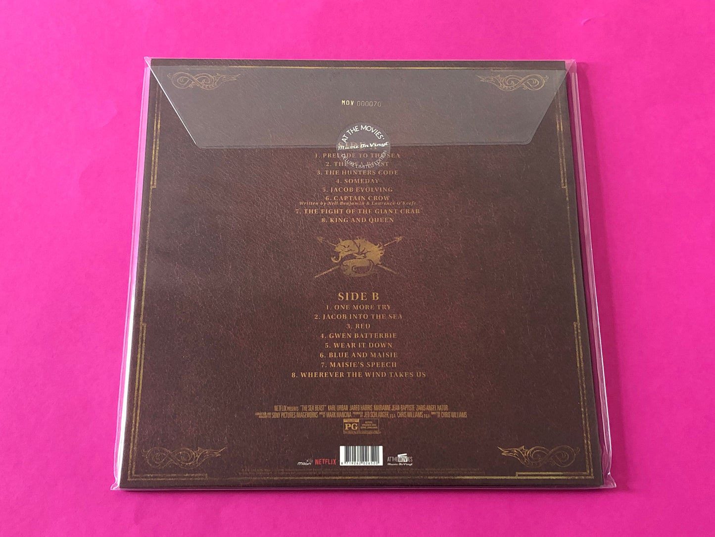 Mark Mancina : The Sea Beast (LP, Ltd, Num, Tra)
