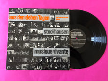 Load image into Gallery viewer, Karlheinz Stockhausen - Ensemble Musique Vivante : Aus Den Sieben Tagen = Fais Voile Vers Le Soleil / Liason (LP,Album)