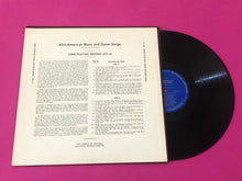 画像をギャラリービューアに読み込む, Various : Afro-American Blues And Game Songs (LP, Comp, Mono)