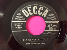 Load image into Gallery viewer, Billy Valentine Trio : Clambake Boogie (7")