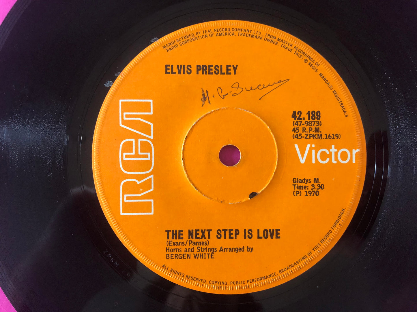 Elvis Presley : I've Lost You (7",45 RPM,Single)