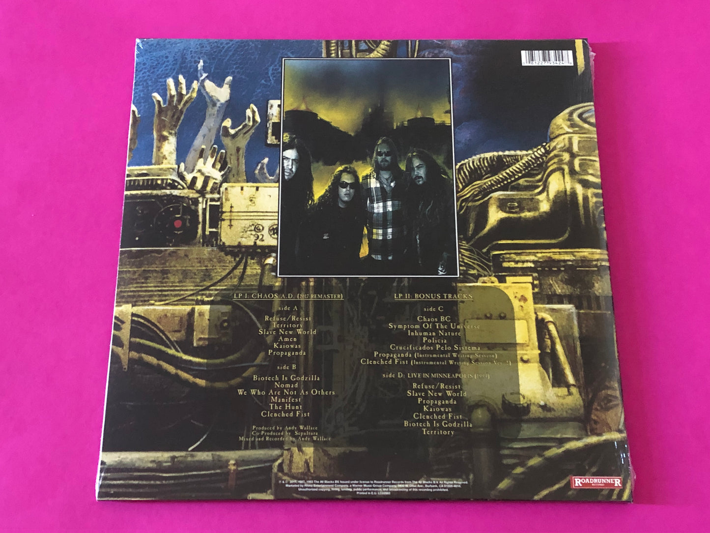 Sepultura : Chaos A.D. (LP,Album,Reissue,Remastered)