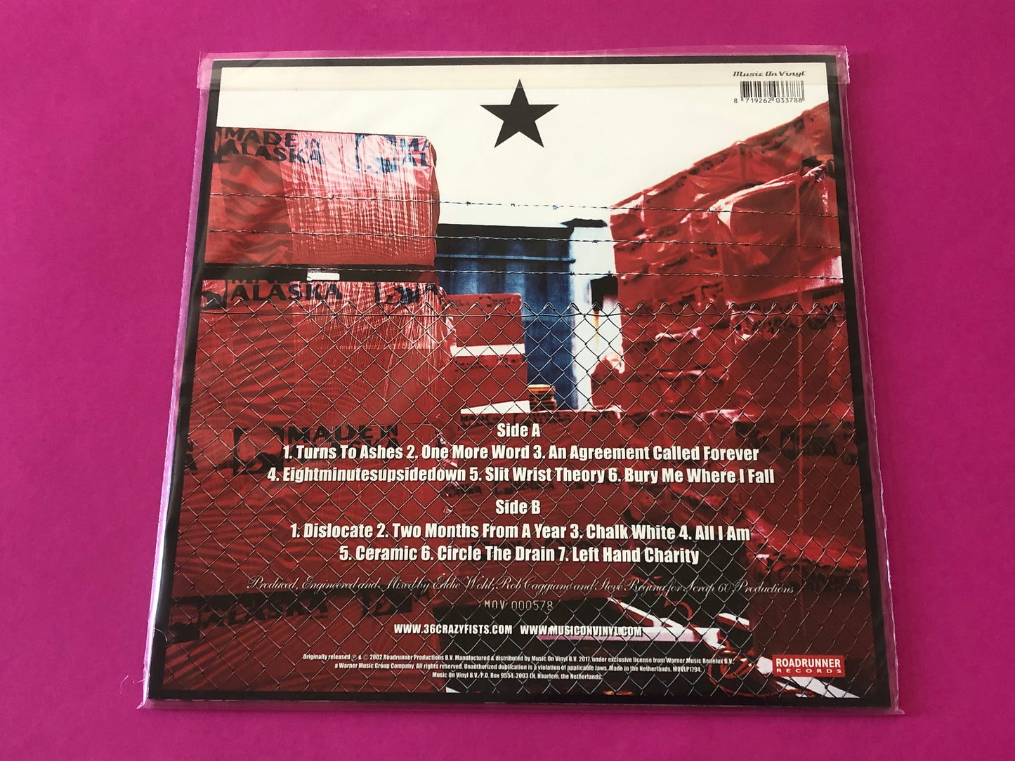 36 Crazyfists : Bitterness The Star (LP, Album, Ltd, Num, RE, Blu)