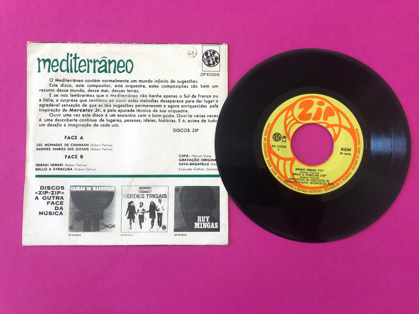 Mercator Jr. : Mediterrâneo (7", EP)