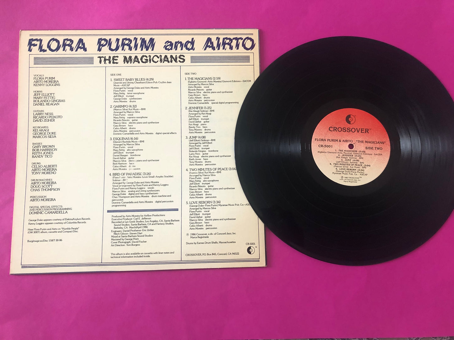 Flora Purim And Airto Moreira : The Magicians (LP, Album)