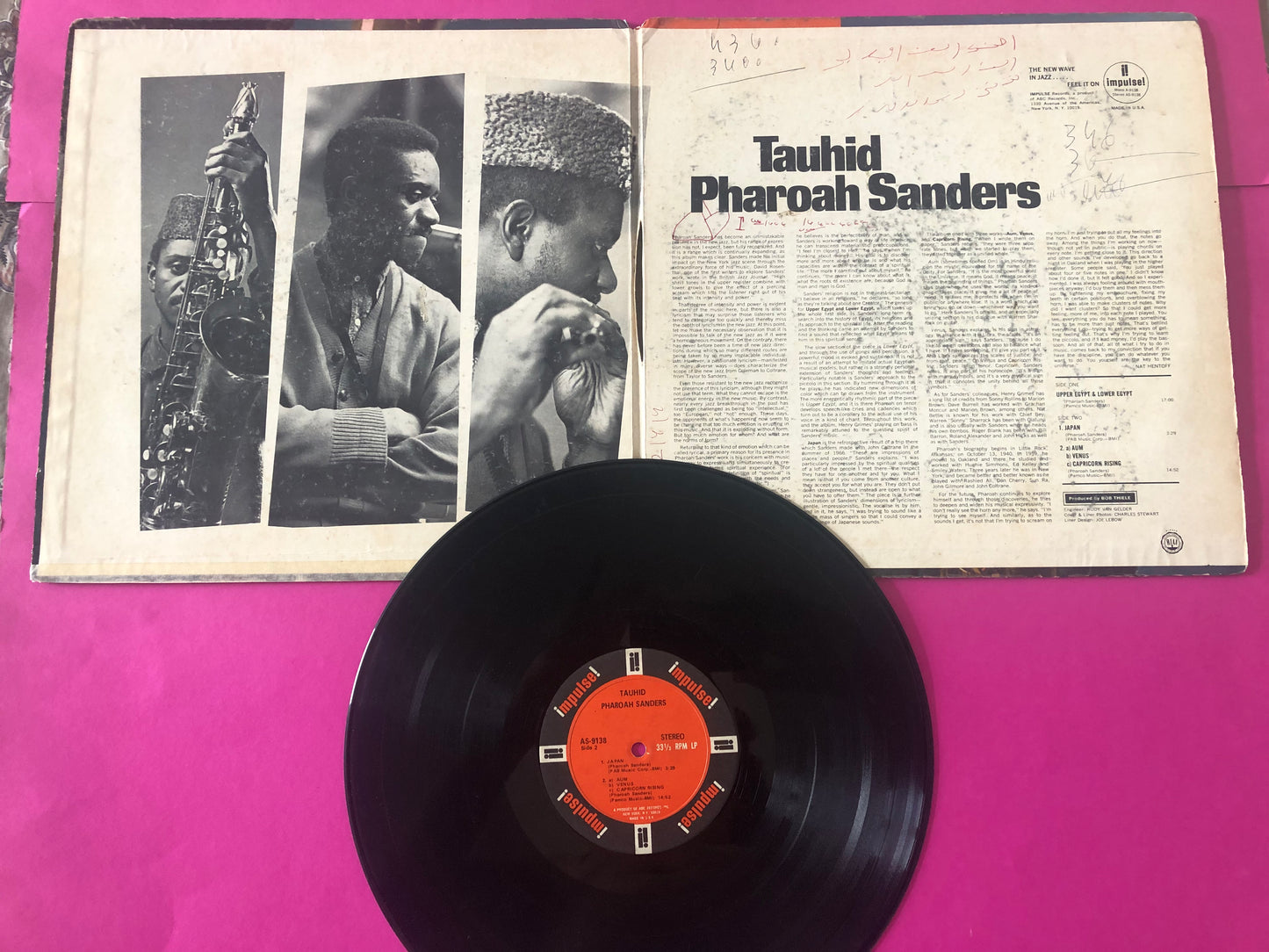 Pharoah Sanders : Tauhid (LP, Album, Gat)