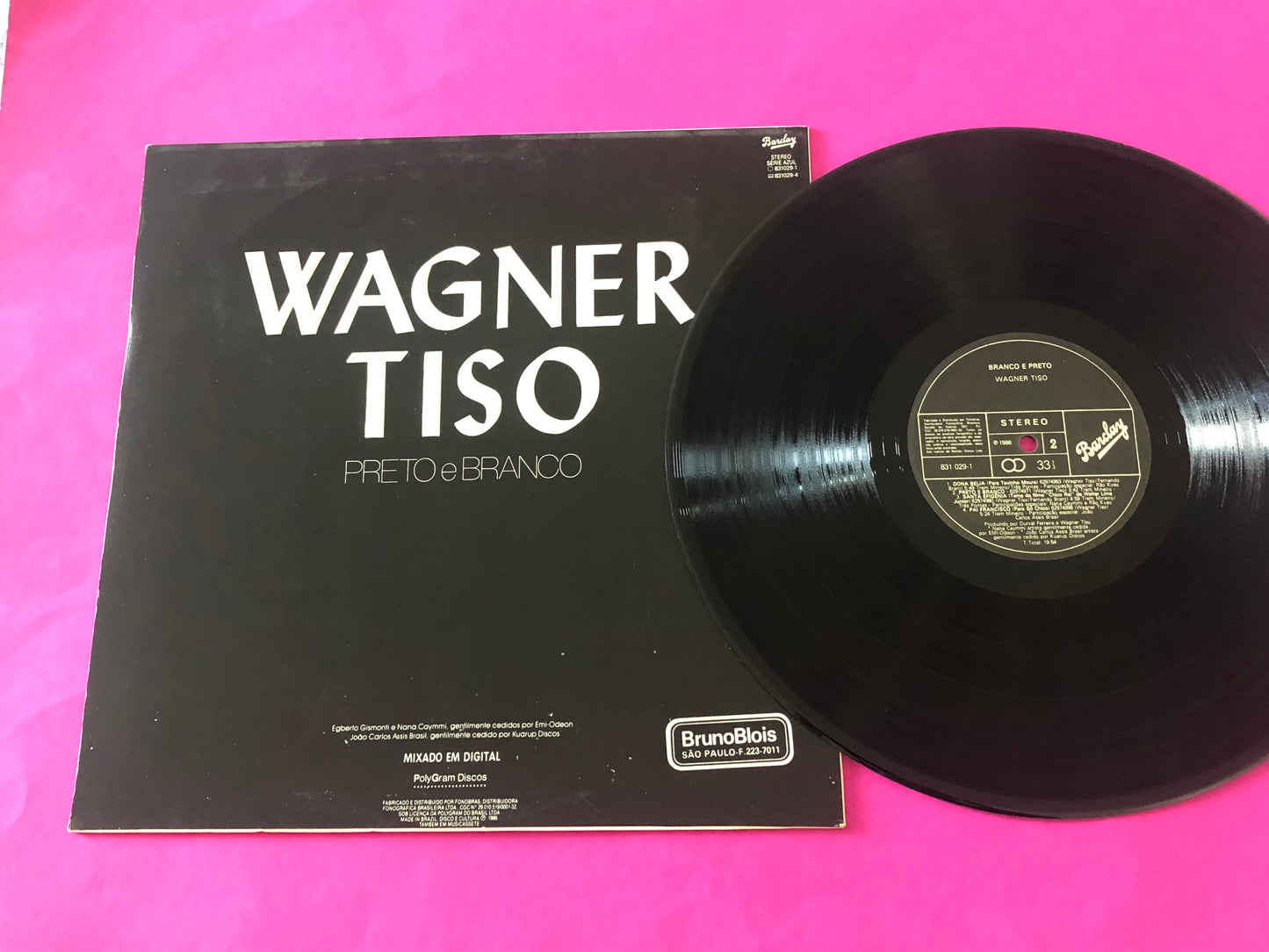 Wagner Tiso : Branco E Preto (LP, Album)