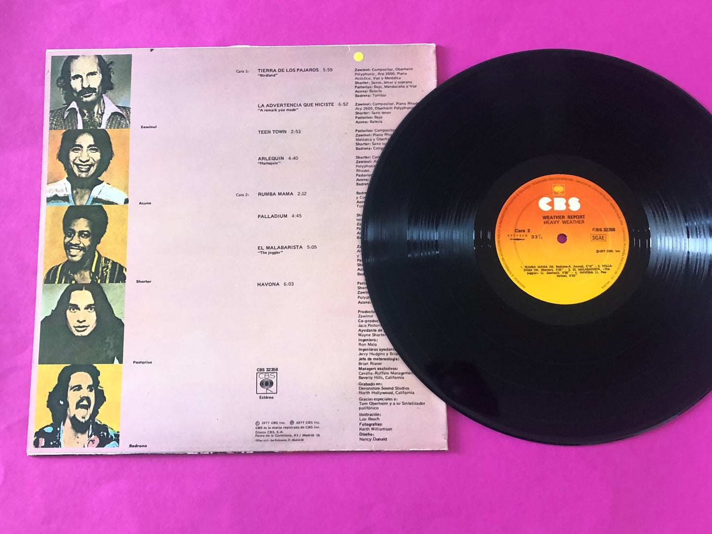 Weather Report : Heavy Weather (LP, Album, RE)