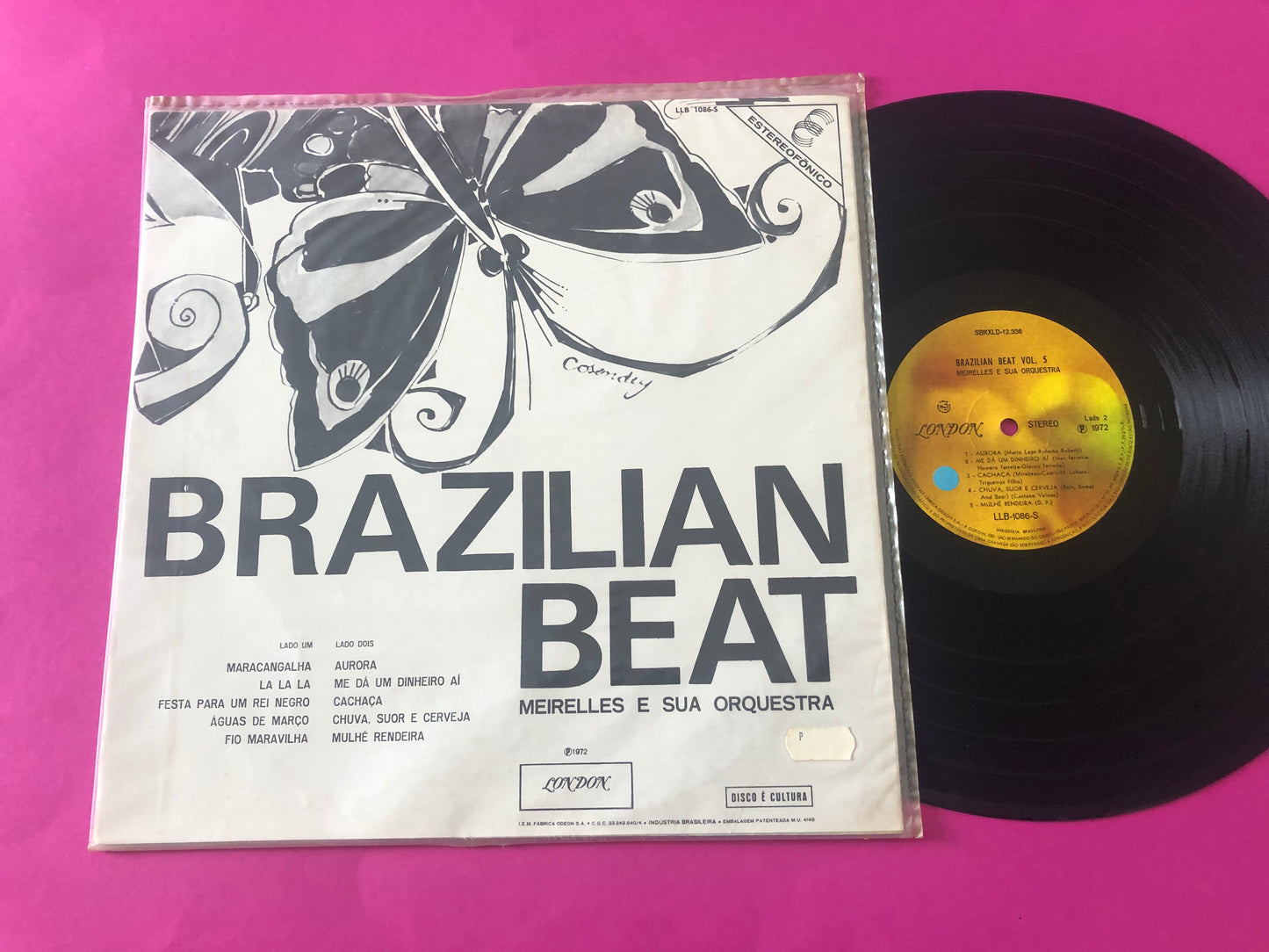 Meirelles E Sua Orquestra : Brazilian Beat Vol. 5 (LP, Album)