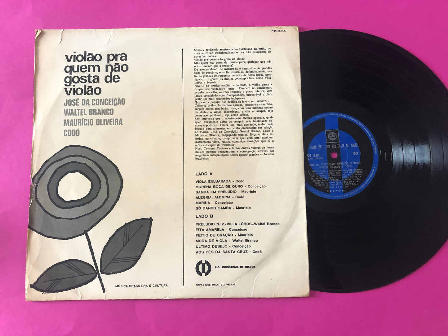 José Da Conceição, Waltel Branco, Maurício de Oliveira, Codó : Violão Pra Quem Não Gosta De Violão (LP, Comp)