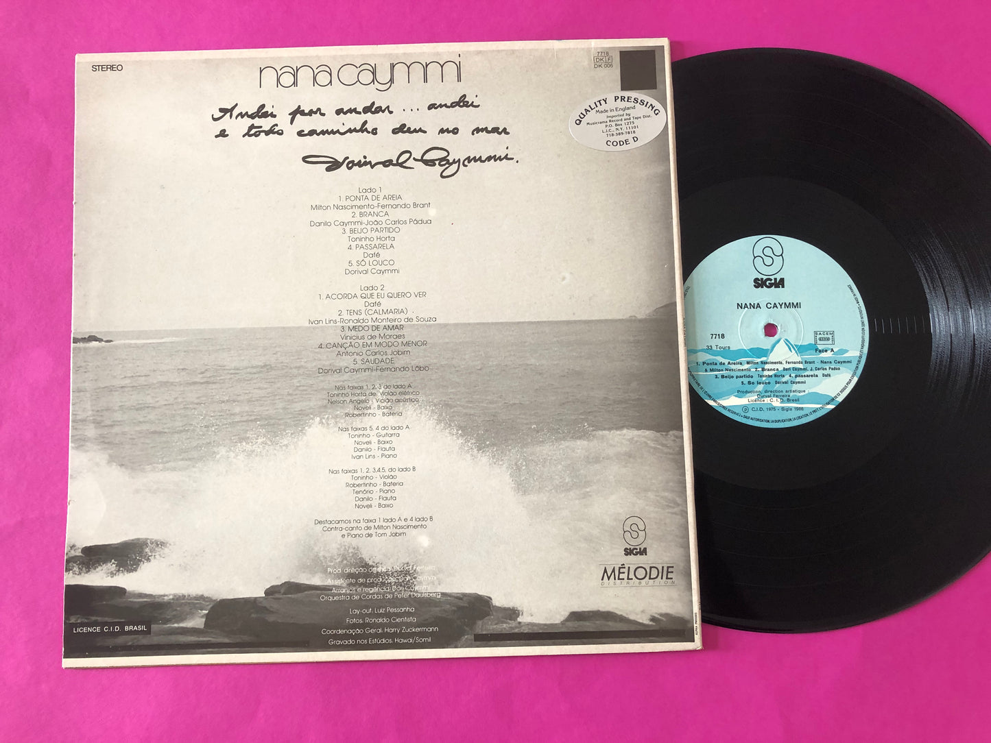 Nana Caymmi : Nana Caymmi (LP, Album, RE)