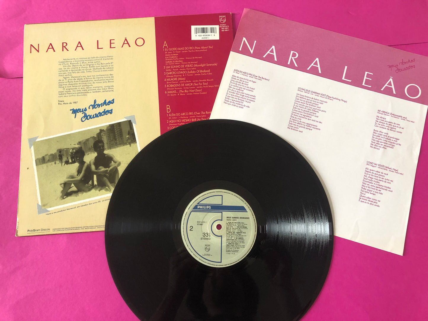 Nara Leão : Meus Sonhos Dourados (LP, Album)