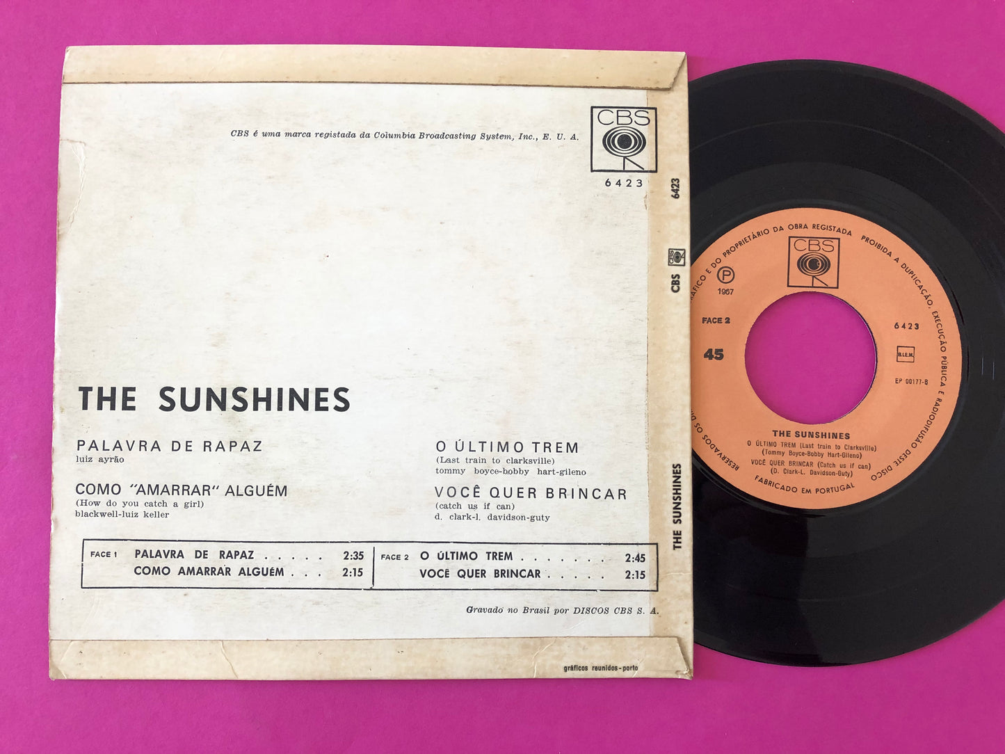 The Sunshines : O Último Trem (7", EP)