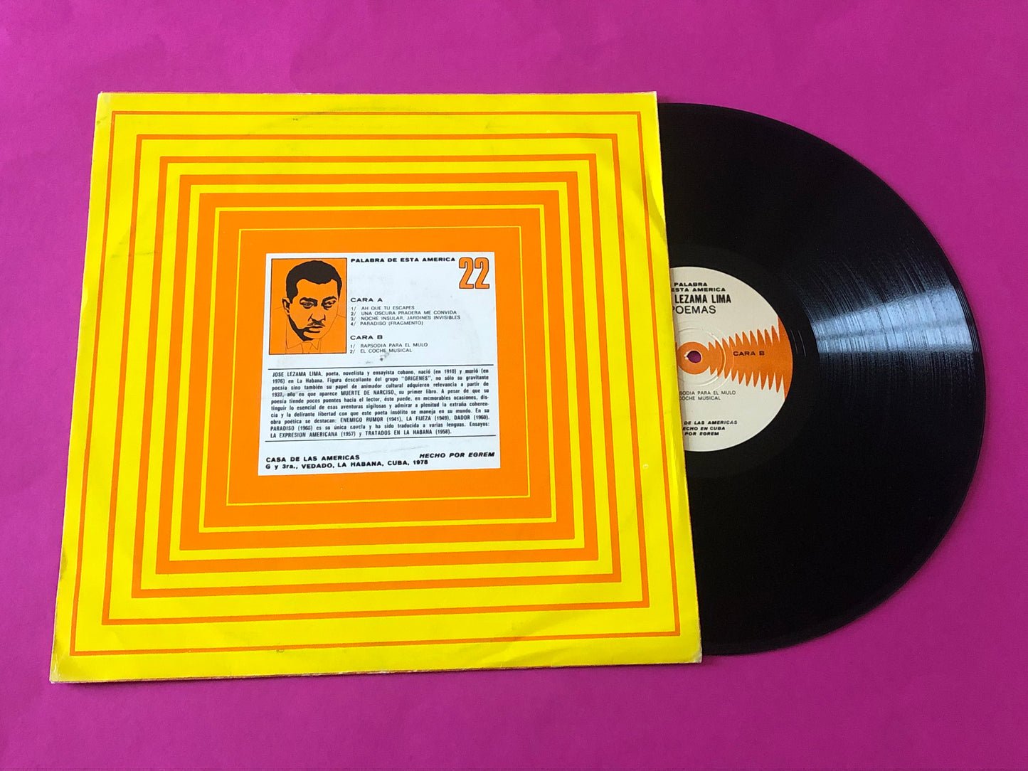 José Lezama Lima : Poemas (LP)