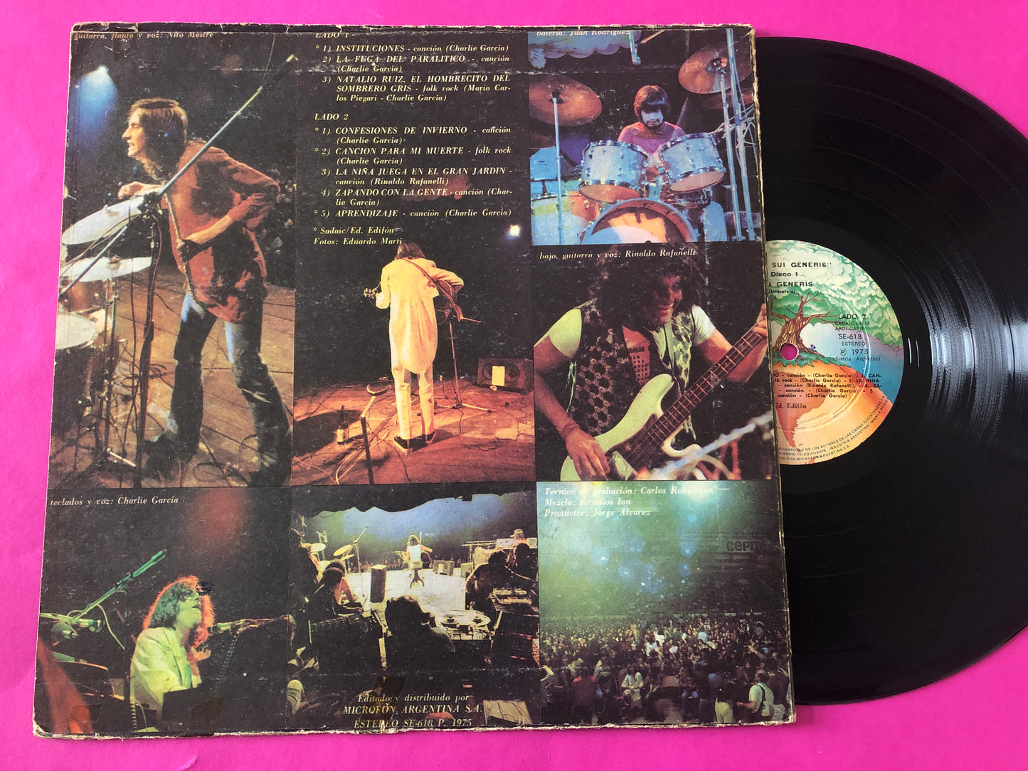 Sui Generis (4) : Adios Sui Géneris, Disco 1 (LP, Album)