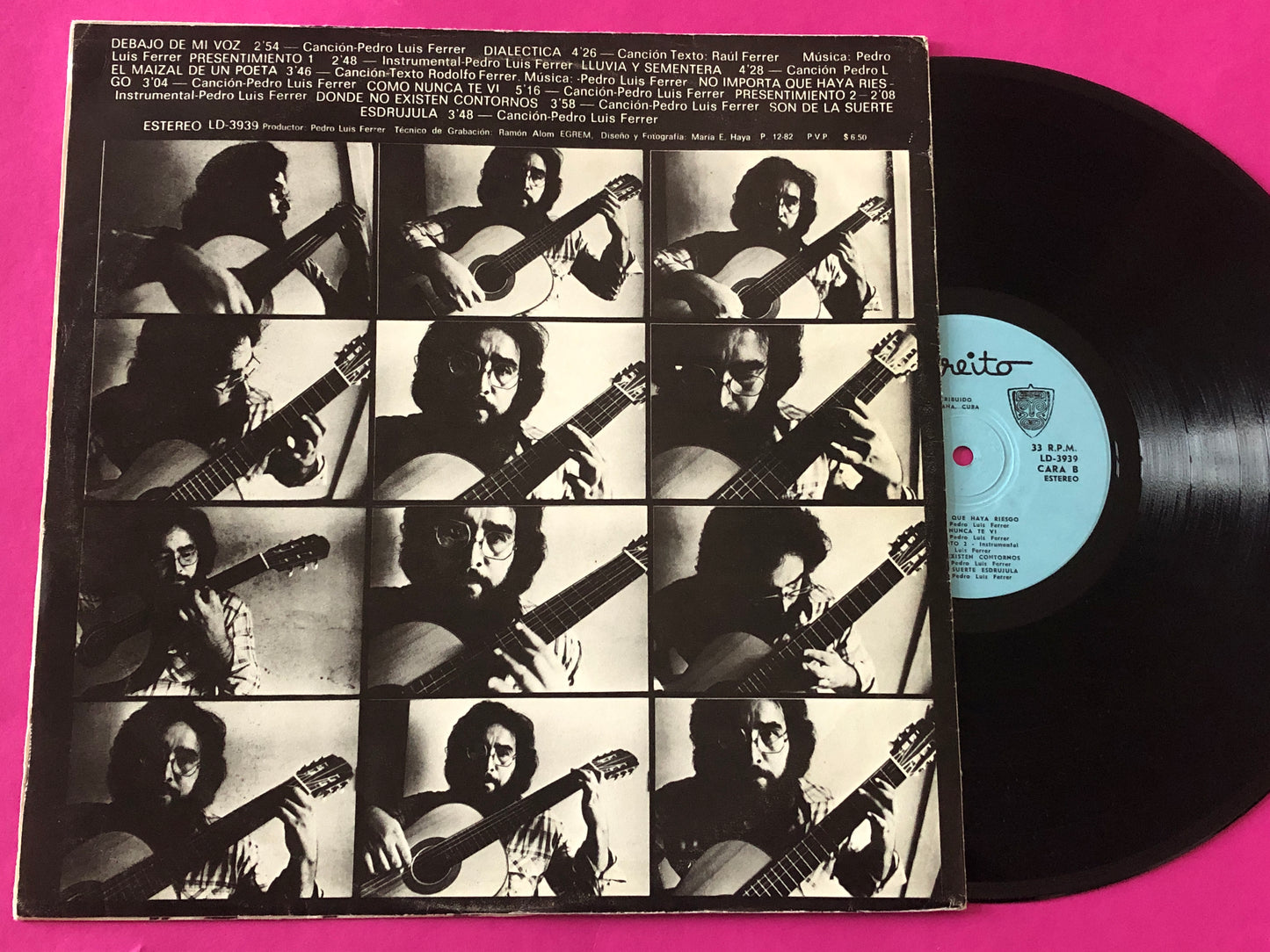 Pedro Luis Ferrer Y Su Grupo : Debajo De Mi Voz (LP,Album)