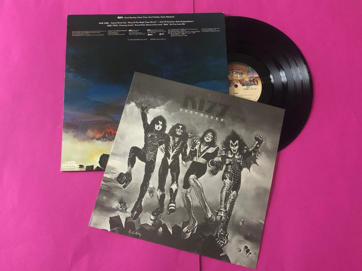 Kiss = Kiss : Destroyer = 地獄の軍団 (LP, Album, RE, Cam)