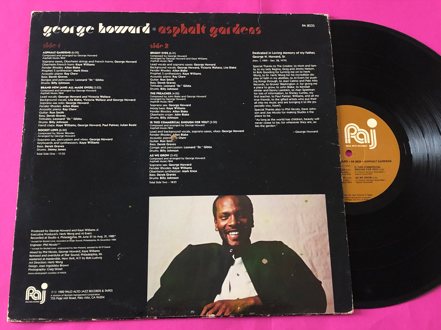 George Howard : Asphalt Gardens (LP, Album)