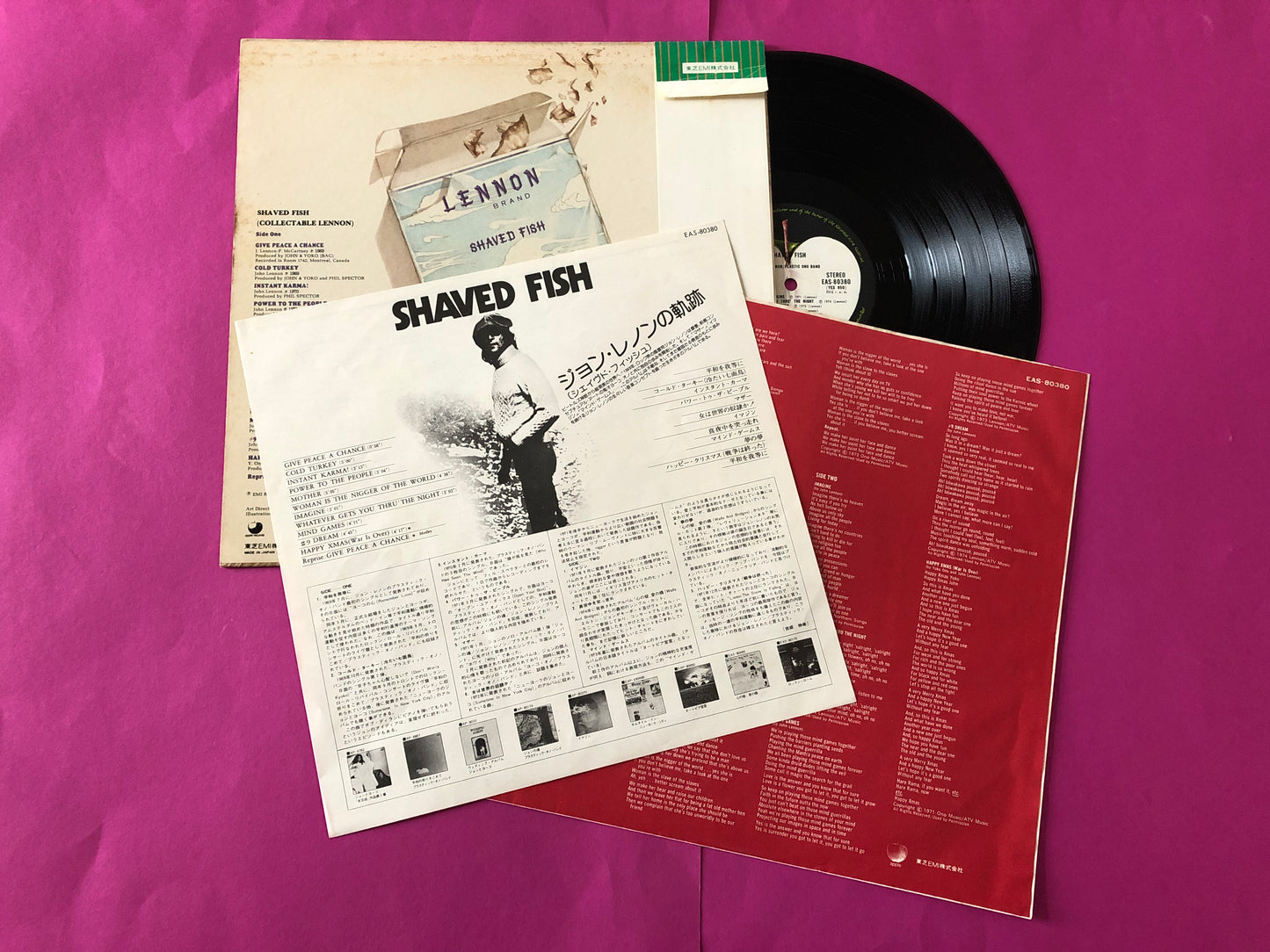 John Lennon, The Plastic Ono Band : Shaved Fish (LP,Compilation)