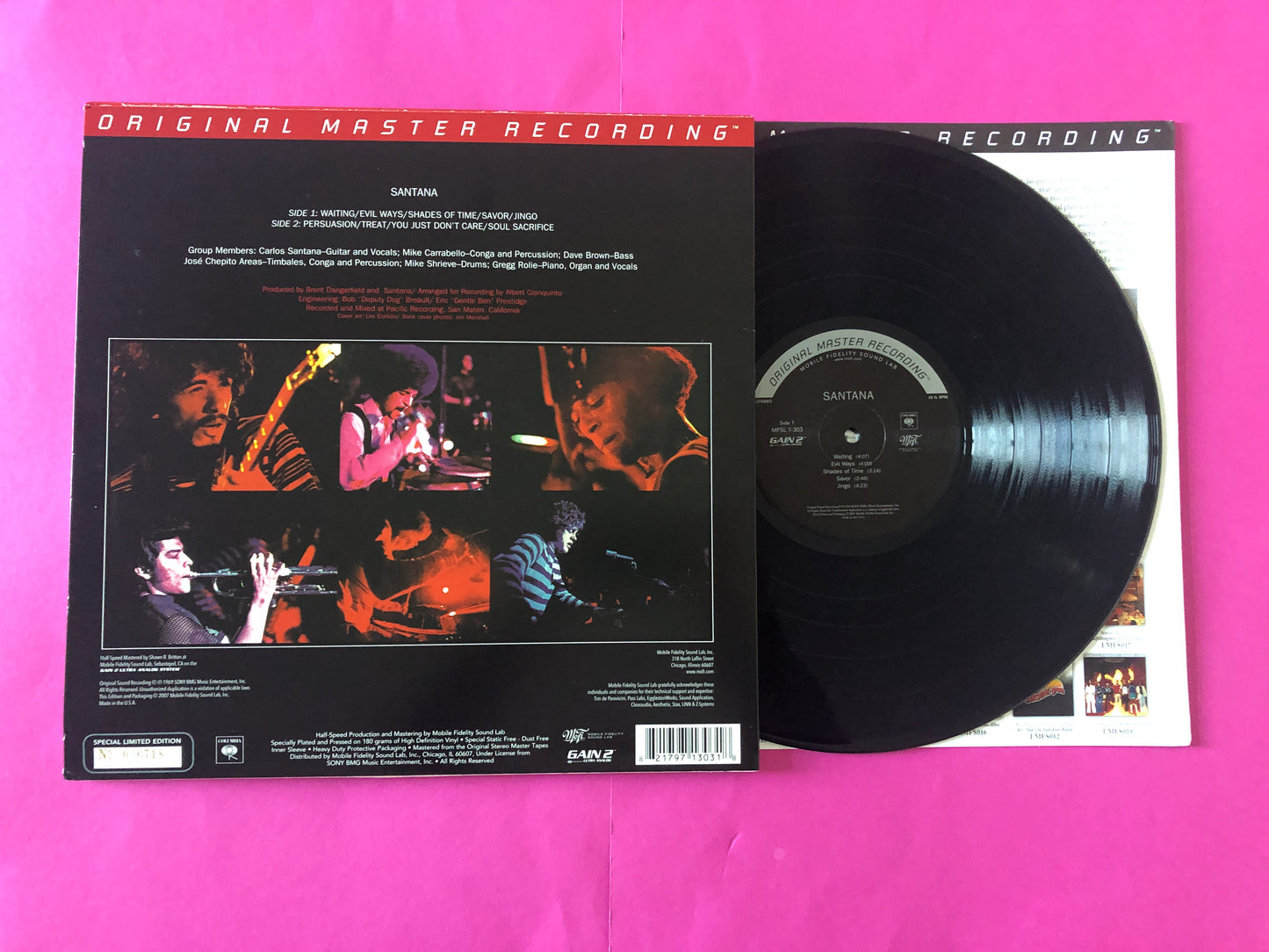 Santana : Santana (LP,Album,Limited Edition,Numbered,Reissue,Remastered)