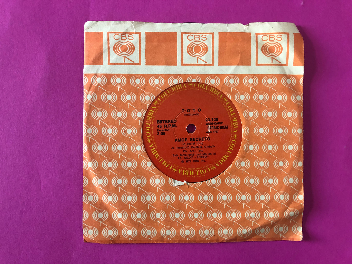 Toto : San Jorge Y El Dragon (St. George And The Dragon) (7", Single)