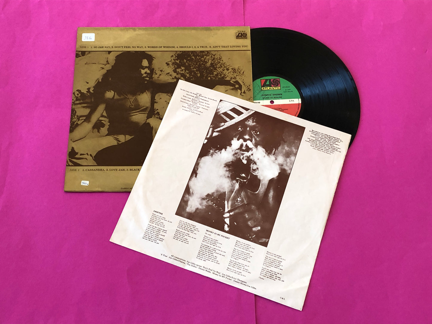 Dennis Brown : Words Of Wisdom (LP, Album)
