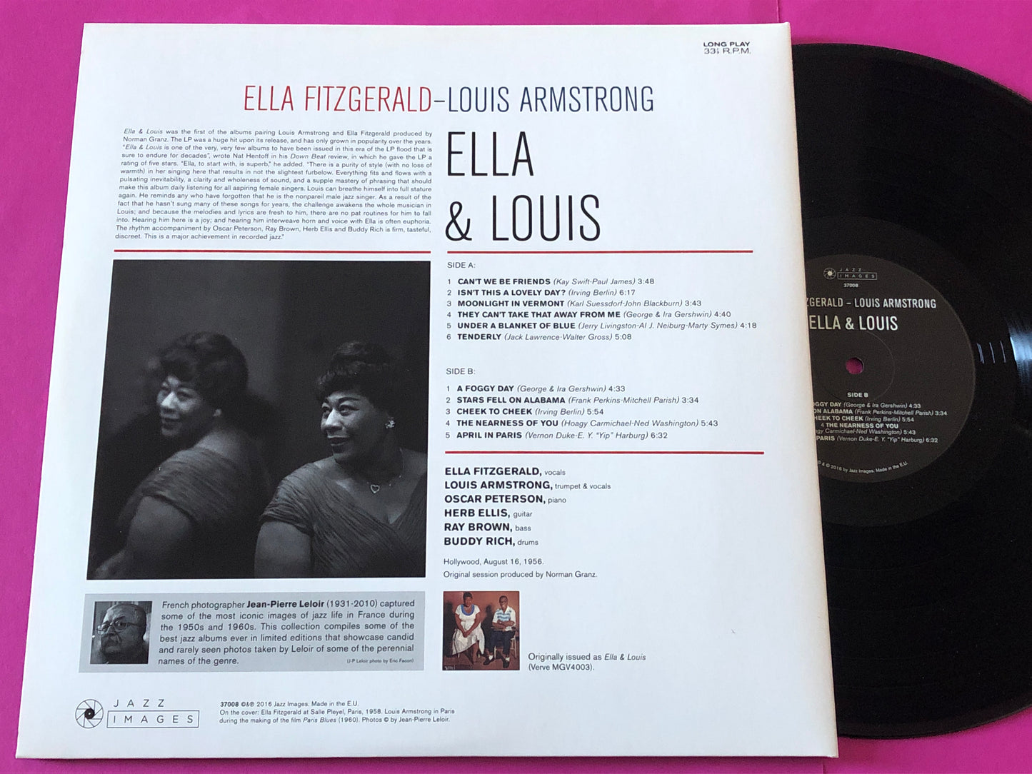Ella Fitzgerald - Louis Armstrong : Ella & Louis (LP, Album, Dlx, Ltd, RE, 180)