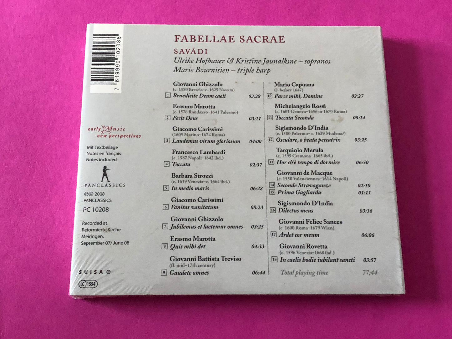 Savādi..., Ulrike Hofbauer, Kristīne Jaunalksne, Marie Bournisien : Fabellae Sacrae (CD)