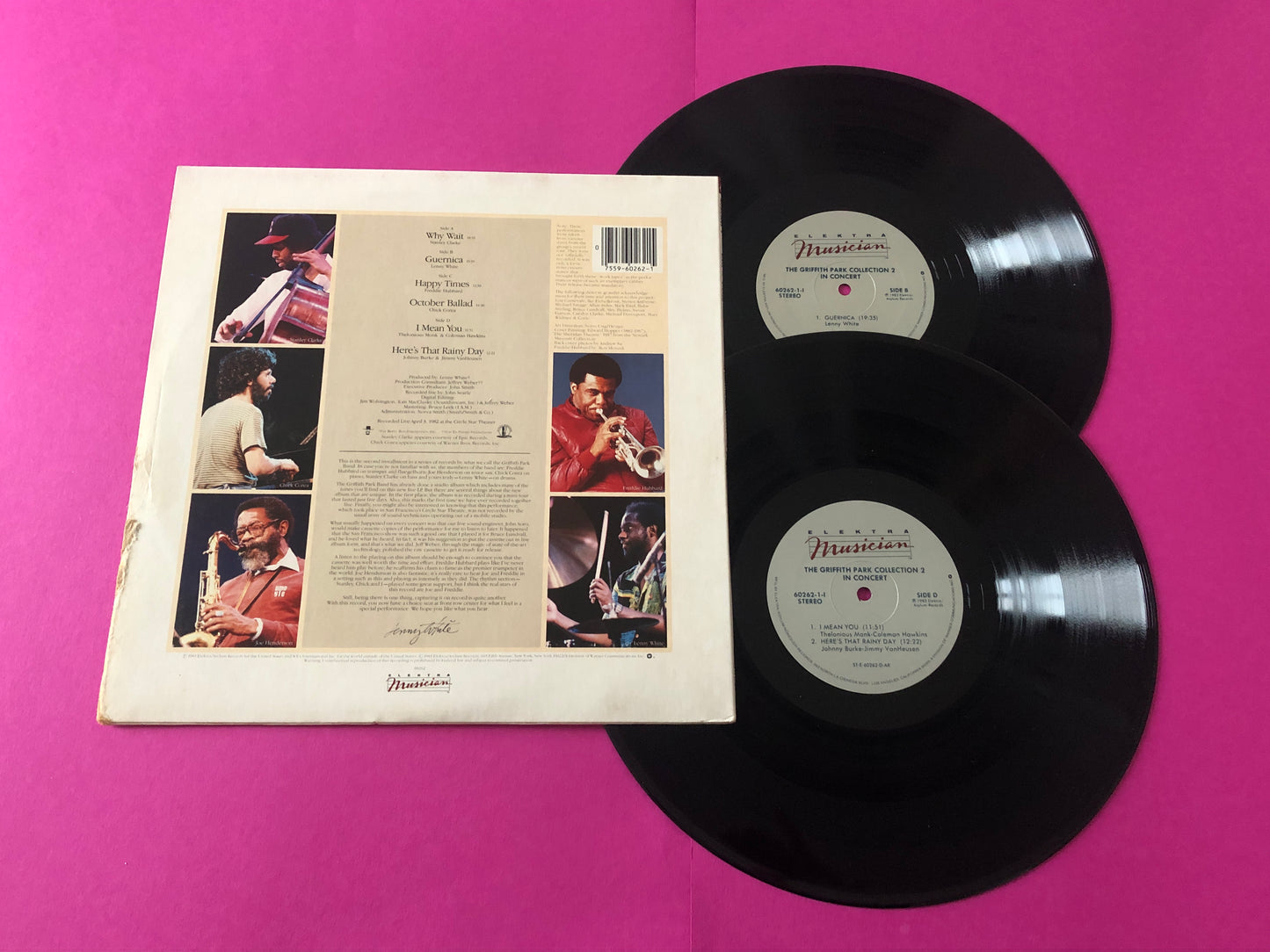 Stanley Clarke / Chick Corea / Joe Henderson / Freddie Hubbard / Lenny White : The Griffith Park Collection 2 In Concert (LP,Album)