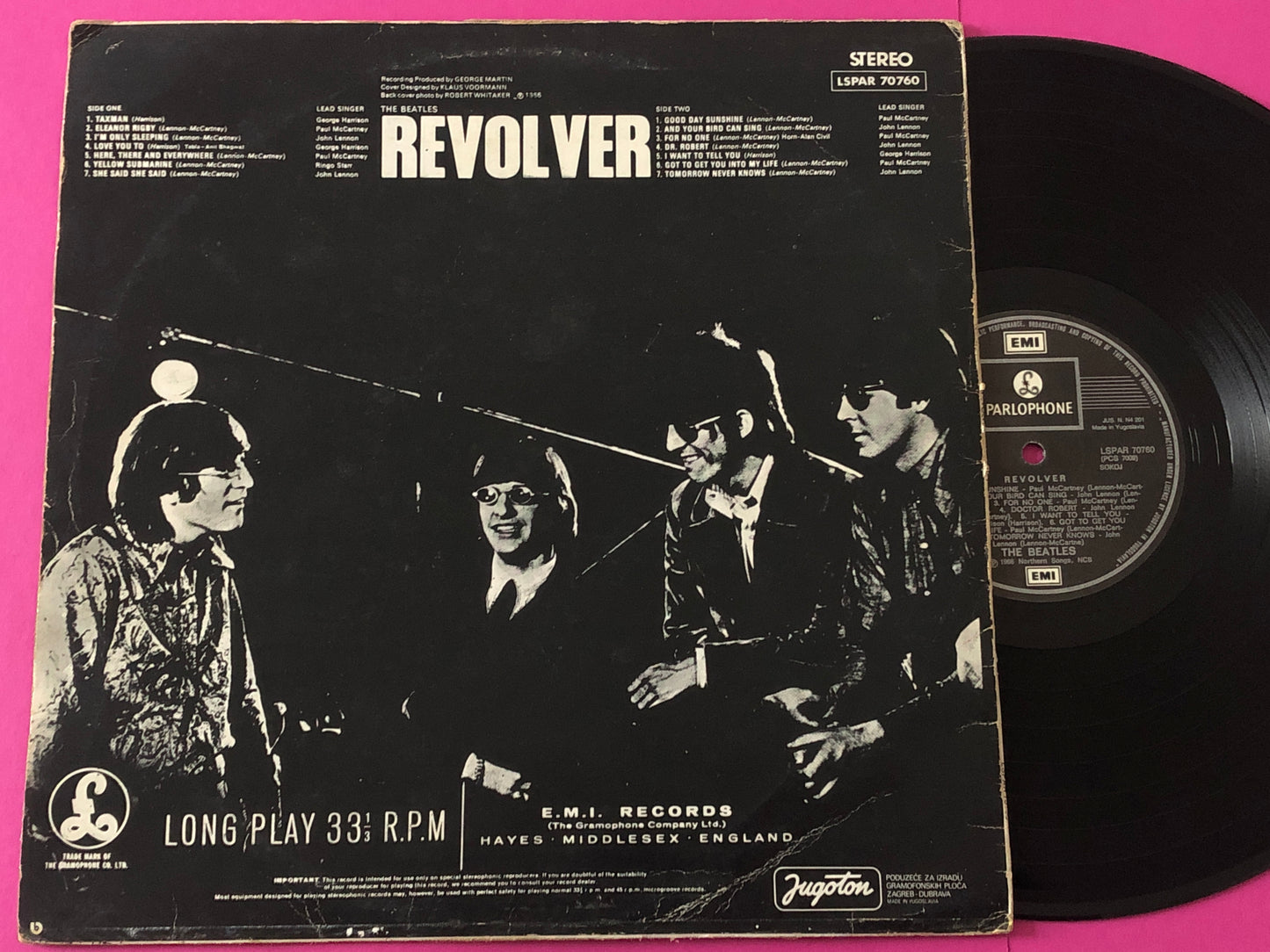 The Beatles : Revolver (LP,Album,Stereo,Reissue)