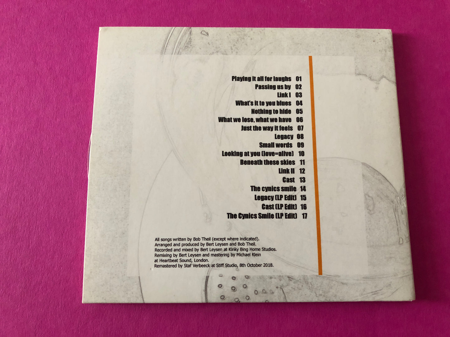 Bob Theil : Playing It All For Laughs (CD, Album, Dig)