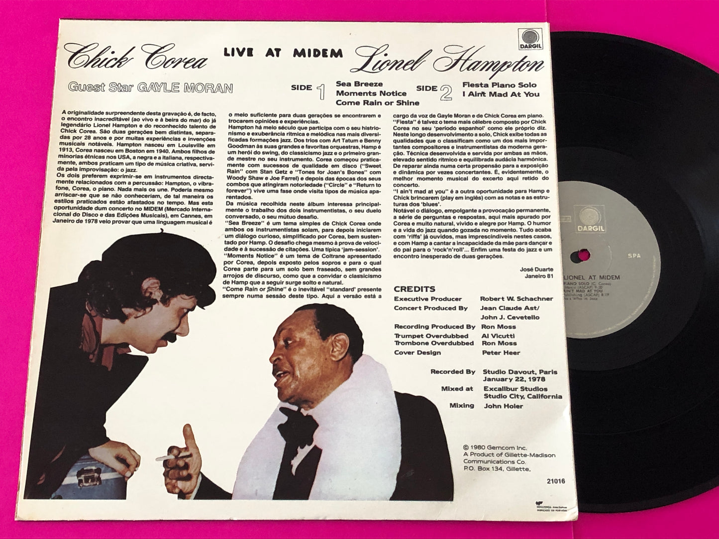 Chick Corea & Lionel Hampton : In Concert (LP, Album)