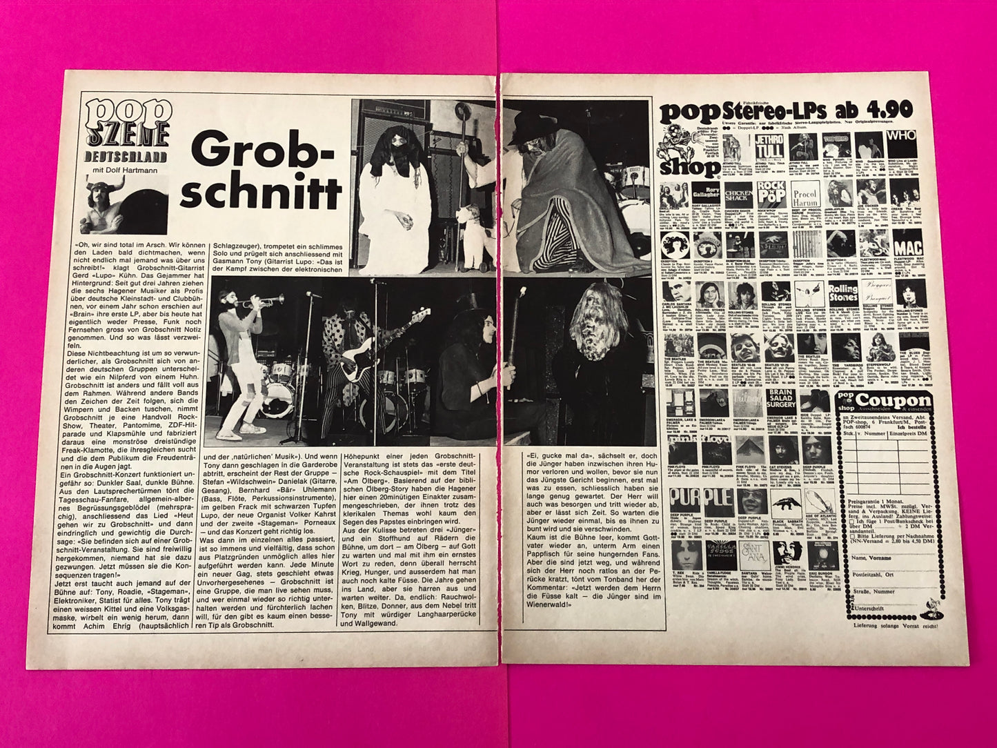Grobschnitt : Jumbo Mit Deutschen Texten (LP, Album, RE)