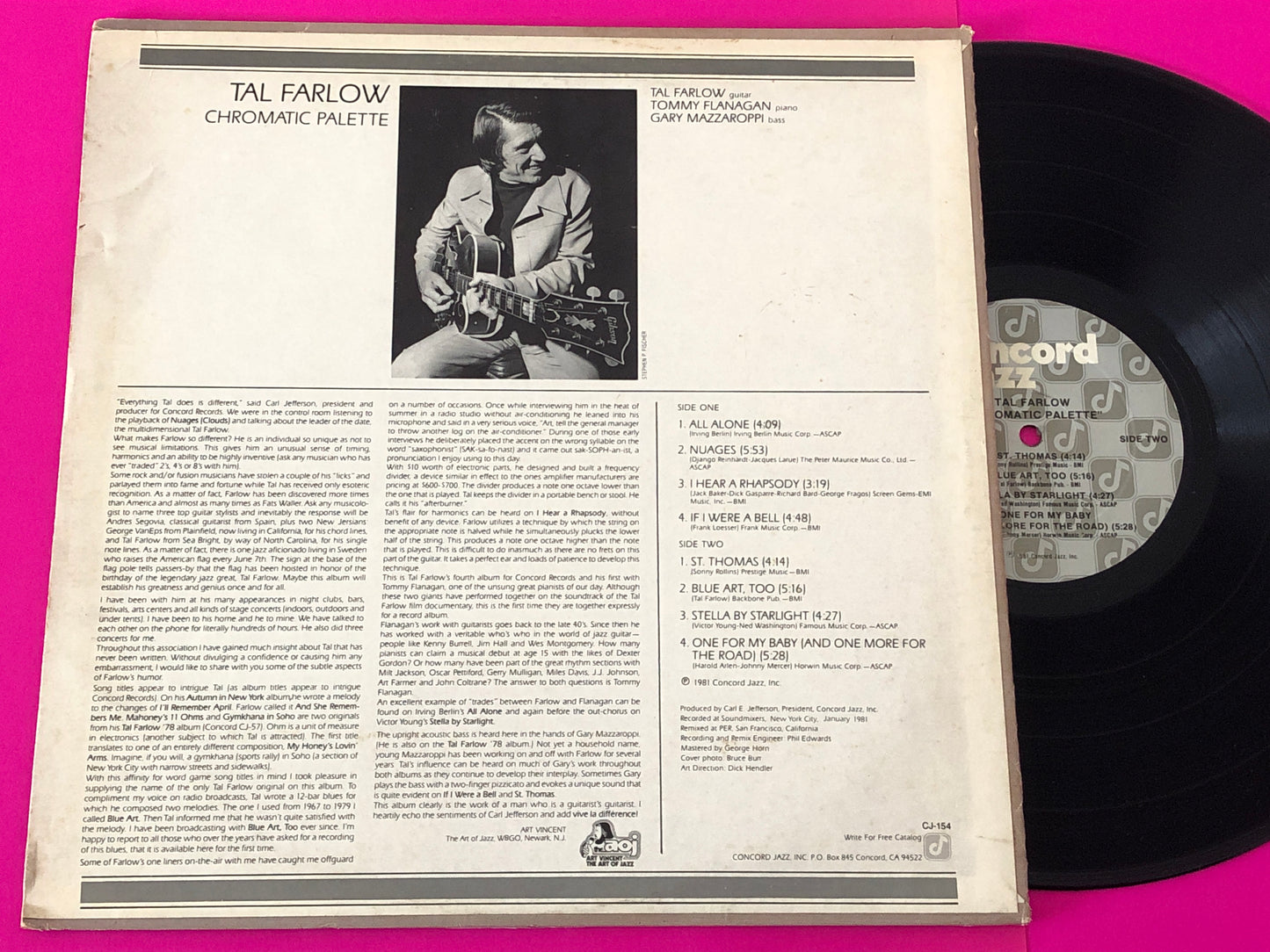 Tal Farlow : Chromatic Palette (LP, Album)