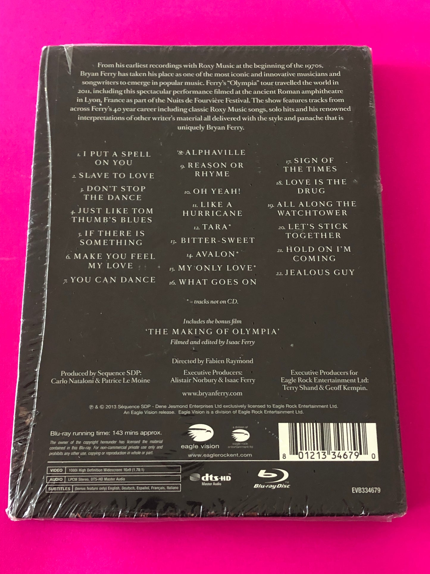 Bryan Ferry : Live In Lyon (Nuits De Fourvière) (Blu-ray + CD, Album + Dlx)