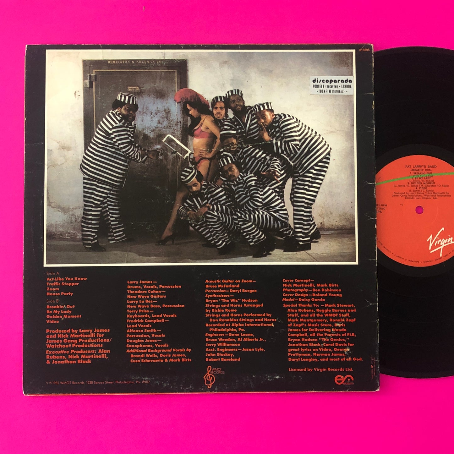Fat Larry's Band : Breakin' Out (LP, Album)