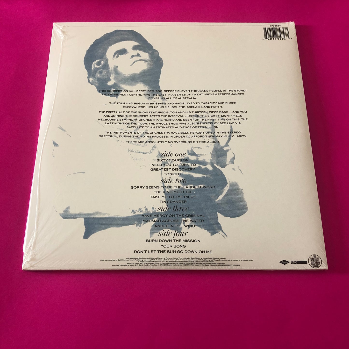 Elton John : Live In Australia (With The Melbourne Symphony Orchestra) (2xLP, RE, RM, 180)
