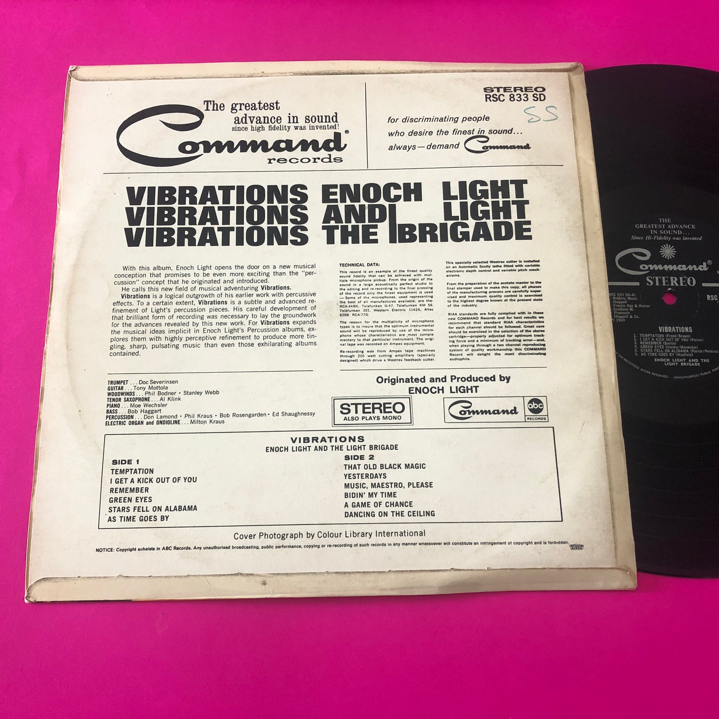 Enoch Light And The Light Brigade : Vibrations (LP, Album)