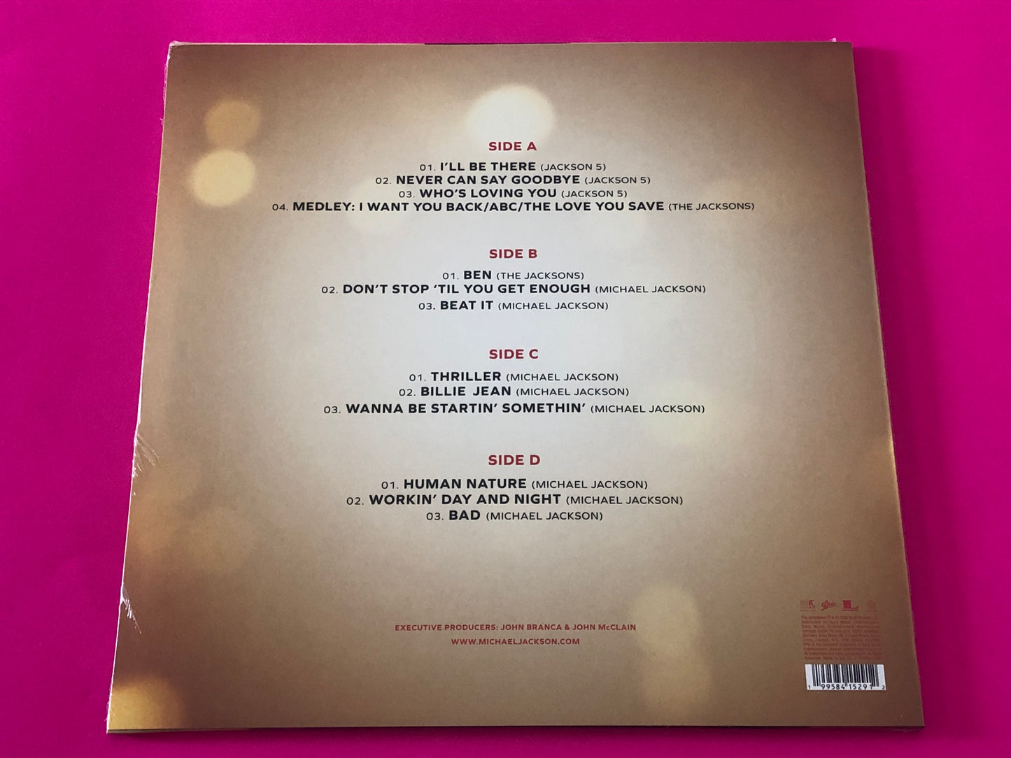 Michael Jackson : Michael (Songs From The Motion Picture) (2xLP, Album, Comp)