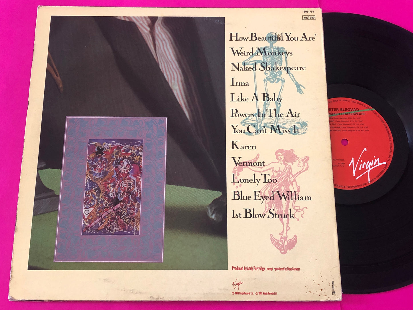 Peter Blegvad : The Naked Shakespeare (LP, Album)